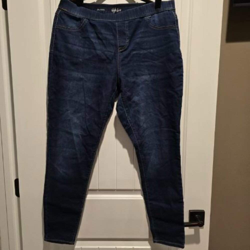Style & Co. Dark Wash Denim Jeggings L